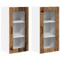 Preview: Küchenwandschrank 2 pcs Altholz 40 x 31 x 80 cm Holzwerkstoff