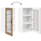 Preview: Küchenwandschrank mit Regal 2 pcs Artisan-Eiche 40 x 31 x 80 cm