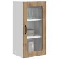 Preview: Küchenwandschrank mit Regal 2 pcs Artisan-Eiche 40 x 31 x 80 cm