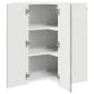 Preview: Wand-Eckschrank PORTO Graues Sonoma 57 x 57 x 80 cm