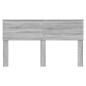 Preview: Kopfteil mit Kopfteil Graues Sonoma 150 cm Holzwerkstoff