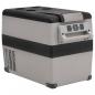 Preview: Kühlbox mit Griff und Adapter Schwarz und Grau 35 L PP & PE
