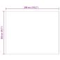 Preview: Kunstfell Hasen Teppich Weiß 200 x 280 cm Polyester