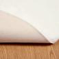 Preview: Rutschfester Teppich aus Kunstkaninchenfell OLITE Creme