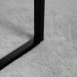 Preview: ARDEBO.de - Kunstfell Hasen Teppich Grau 80 x 200 cm Polyester