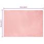 Preview: Kunstfell Hasen Teppich Rosa 120 x 170 cm Polyester