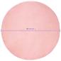 Preview: Kunstfell Hasen Teppich Rosa Ø 160 cm Polyester