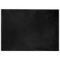 Preview: ARDEBO.de - Kunstfell Hasen Teppich Schwarz 200 x 280 cm Polyester