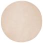 Preview: ARDEBO.de - Kunstfell Hasen Teppich Taupe Ø 200 cm Polyester