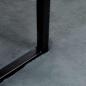 Preview: Kunstfell Hasen Teppich Anthrazit 80 x 250 cm Polyester