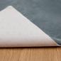 Preview: Kunstfell Hasen Teppich Anthrazit 80 x 250 cm Polyester