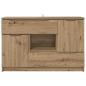 Preview: Sideboard Artisan-Eiche 100 x 30 x 65,6 Holzwerkstoff