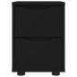 Preview: Nachttische 2 pcs Schwarz 30,5 x 30 x 43 cm Holzwerkstoff