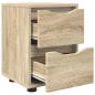 Preview: Nachttisch Sonoma-Eiche 30,5 x 30 x 43 cm Holzwerkstoff