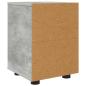 Preview: Nachttische 2 pcs Beton Grau 30,5 x 30 x 43 cm Holzwerkstoff