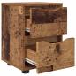 Preview: Nachttisch Altholz 30,5 x 30 x 43 cm Holzwerkstoff