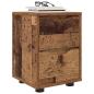 Preview: Nachttische 2 pcs Altholz 30,5 x 30 x 43 cm Holzwerkstoff