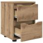Preview: Nachttisch Artisan-Eiche 30,5 x 30 x 43 cm Holzwerkstoff