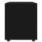 Preview: Aufbewahrungsschrank Schwarz 80 x 48 x 57 cm Holzwerkstoff