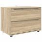 Preview: Aufbewahrungsschrank Sonoma-Eiche 80 x 48 x 57 cm Holzwerkstoff