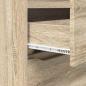 Preview: Aufbewahrungsschrank Sonoma-Eiche 80 x 48 x 57 cm Holzwerkstoff