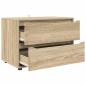 Preview: Aufbewahrungsschrank Sonoma-Eiche 80 x 48 x 57 cm Holzwerkstoff