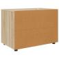 Preview: Aufbewahrungsschrank Sonoma-Eiche 80 x 48 x 57 cm Holzwerkstoff