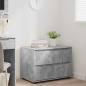 Preview: Aufbewahrungsschrank Beton Grau 80 x 48 x 57 cm Holzwerkstoff