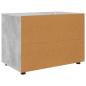 Preview: Aufbewahrungsschrank Beton Grau 80 x 48 x 57 cm Holzwerkstoff