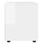 Preview: Aufbewahrungsschrank Hochglanz Weiß 80 x 48 x 57 cm