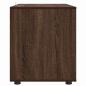 Preview: Aufbewahrungsschrank Braun Eichen-Optik 80 x 48 x 57 cm