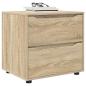 Preview: Aufbewahrungsschrank Sonoma-Eiche 60 x 48 x 57 cm Holzwerkstoff