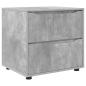 Preview: Aufbewahrungsschrank Beton Grau 60 x 48 x 57 cm Holzwerkstoff