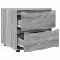 Preview: Aufbewahrungsschrank Graues Sonoma 60 x 48 x 57 cm