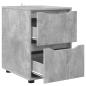 Preview: Aufbewahrungsschrank 40 x 48 x 57 cm Holzwerkstoff Betongrau