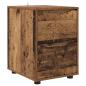 Preview: ARDEBO.de - Aufbewahrungsschrank Altholz 40 x 48 x 57 cm Holzwerkstoff