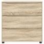 Preview: ARDEBO.de - Aufbewahrungsschrank Sonoma-Eiche 80 x 31 x 81 cm Holzwerkstoff