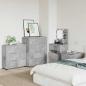 Preview: Aufbewahrungsschrank Beton Grau 80 x 31 x 81 cm Holzwerkstoff