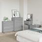 Preview: Aufbewahrungsschrank 80 x 31 x 81 cm Holzwerkstoff Sonoma-Grau