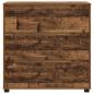 Preview: Aufbewahrungsschrank Altholz 80 x 31 x 81 cm Holzwerkstoff