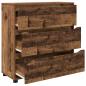 Preview: Aufbewahrungsschrank Altholz 80 x 31 x 81 cm Holzwerkstoff