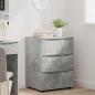 Preview: Aufbewahrungsschrank Beton Grau 60 x 48 x 81 cm Holzwerkstoff