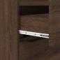 Preview: ARDEBO.de - Aufbewahrungsschrank Braun Eichen-Optik 60 x 48 x 81 cm