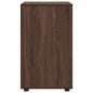 Preview: Aufbewahrungsschrank Braun Eichen-Optik 60 x 48 x 81 cm