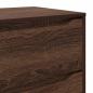 Preview: Aufbewahrungsschrank Braun Eichen-Optik 60 x 48 x 81 cm