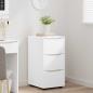 Preview: ARDEBO.de - Aufbewahrungsschrank Weiß 40 x 48 x 81 cm Holzwerkstoff