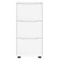 Preview: Aufbewahrungsschrank Weiß 40 x 48 x 81 cm Holzwerkstoff