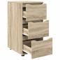 Preview: ARDEBO.de - Aufbewahrungsschrank Sonoma-Eiche 40 x 48 x 81 cm Holzwerkstoff