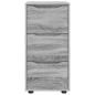 Preview: Aufbewahrungsschrank Graues Sonoma 40 x 48 x 81 cm