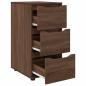 Preview: Aufbewahrungsschrank Braun Eichen-Optik 40 x 48 x 81 cm
